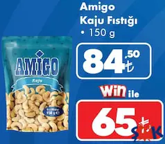 AMİGO KAJU FISTIĞI 150 G